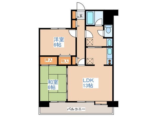 ＴＯＡマンションの物件間取画像